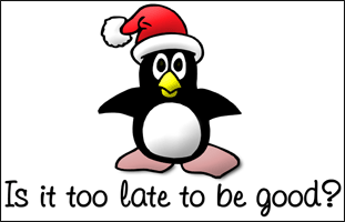 Christmas Penguin : Irony Design Fun Shop - Humorous & Funny T-Shirts,