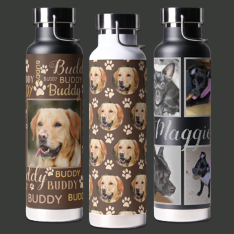 Dog Lover Thor Copper Vacuum Water Bottles